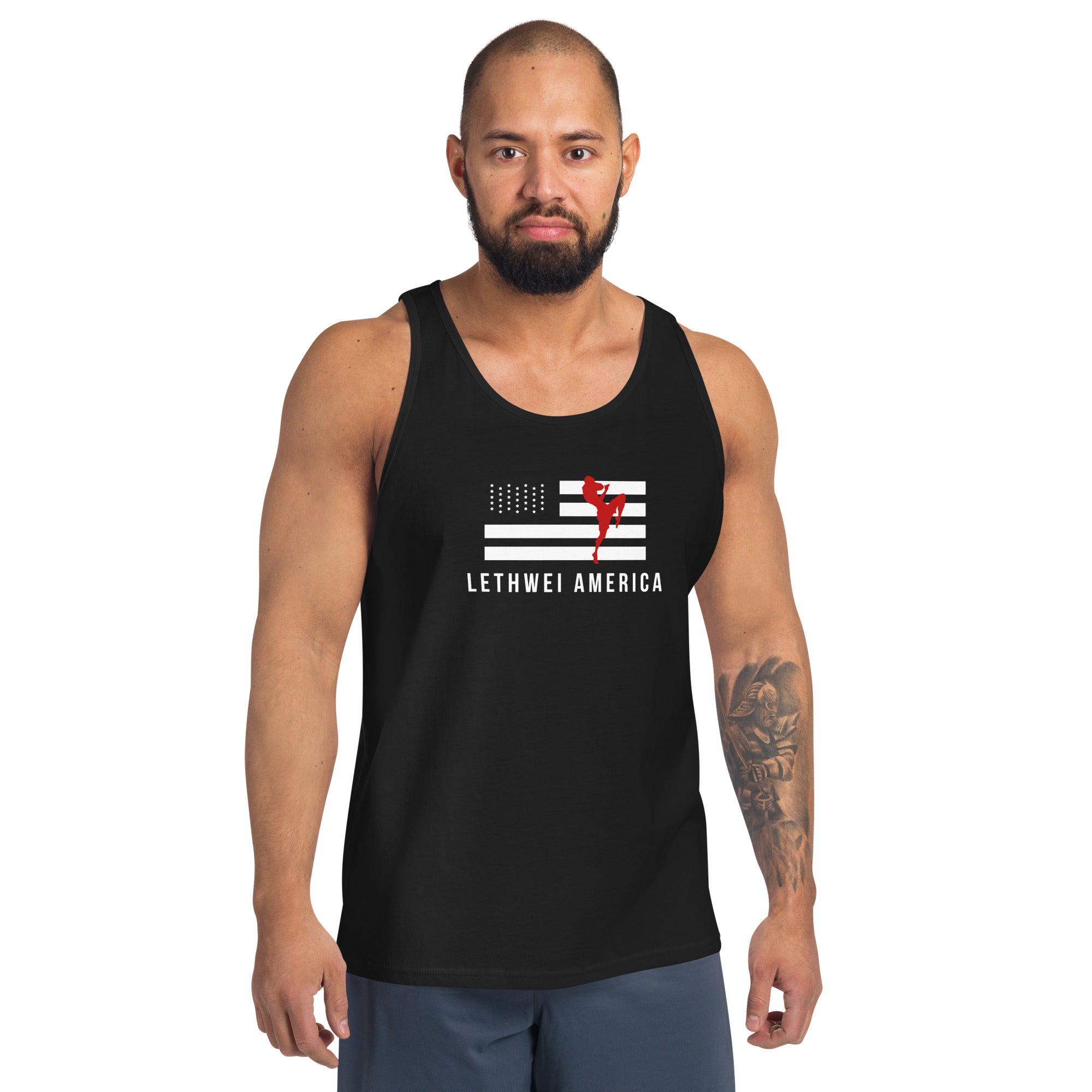 Lethwei America BW Men's Tank Top