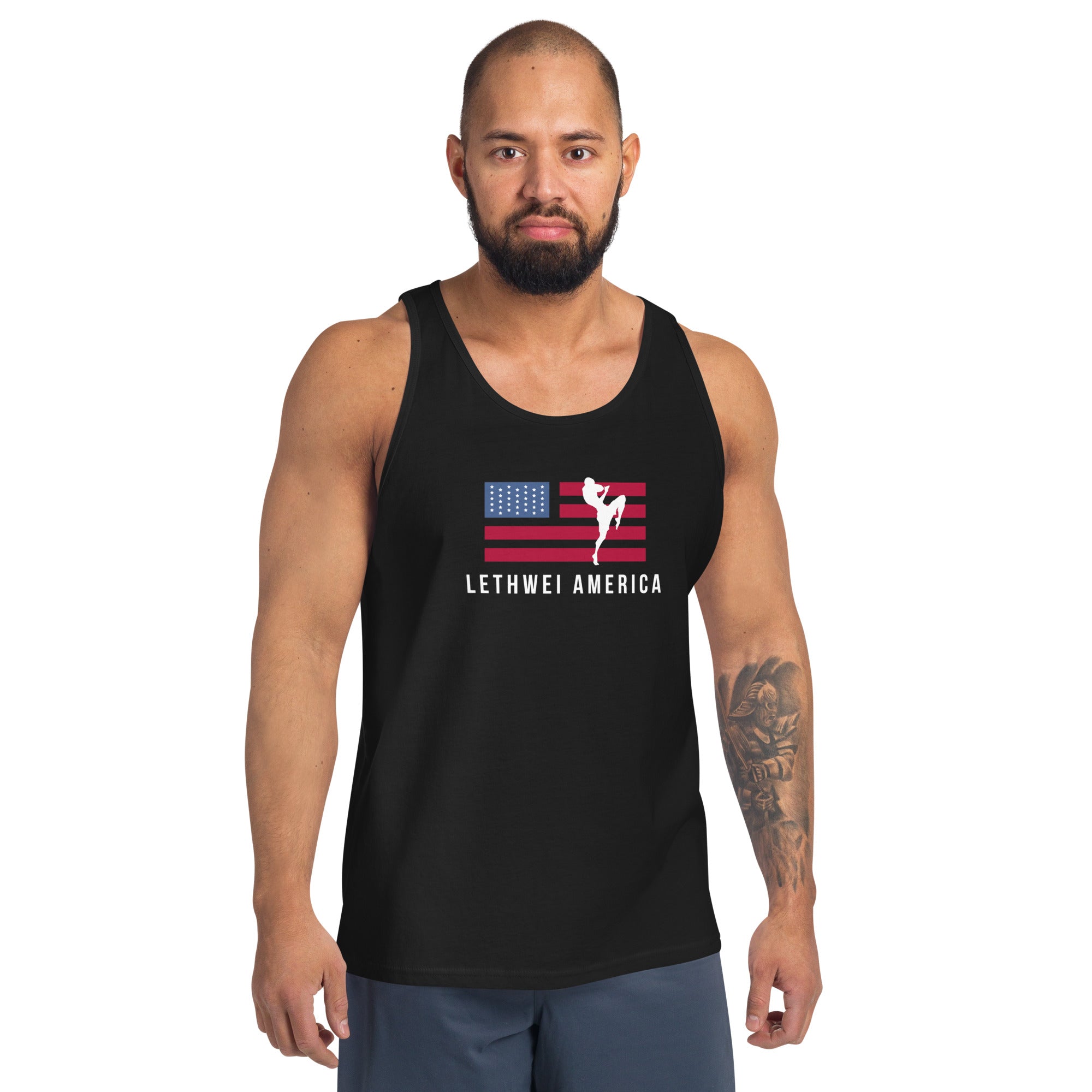 Lethwei America Color Men's Tank Top