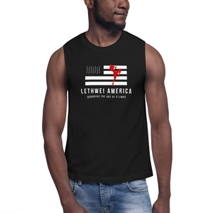 Lethwei America BW Sleeveless Shirt