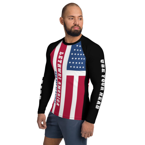 Lethwei America Men's Rash Guard 1