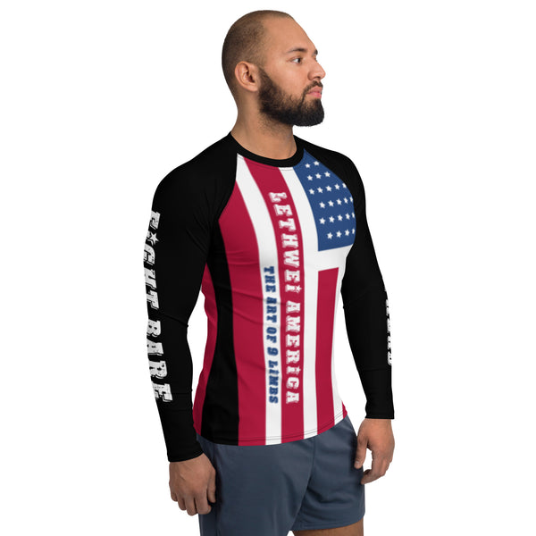 Lethwei America Men's Rash Guard 1