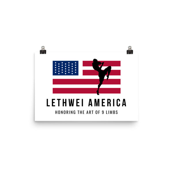 Lethwei America Wall Print/Poster 02