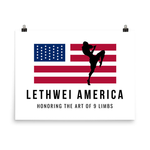 Lethwei America Wall Print/Poster 02