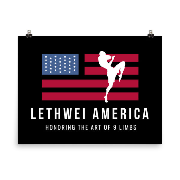 Lethwei America Wall Print/Poster 01