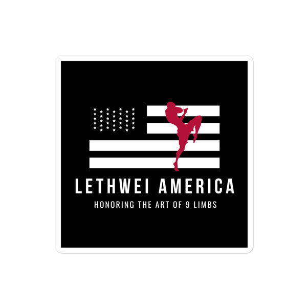 Lethwei America Sticker 02