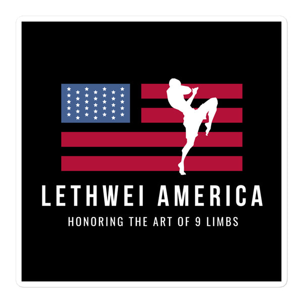 Lethwei America Sticker 01